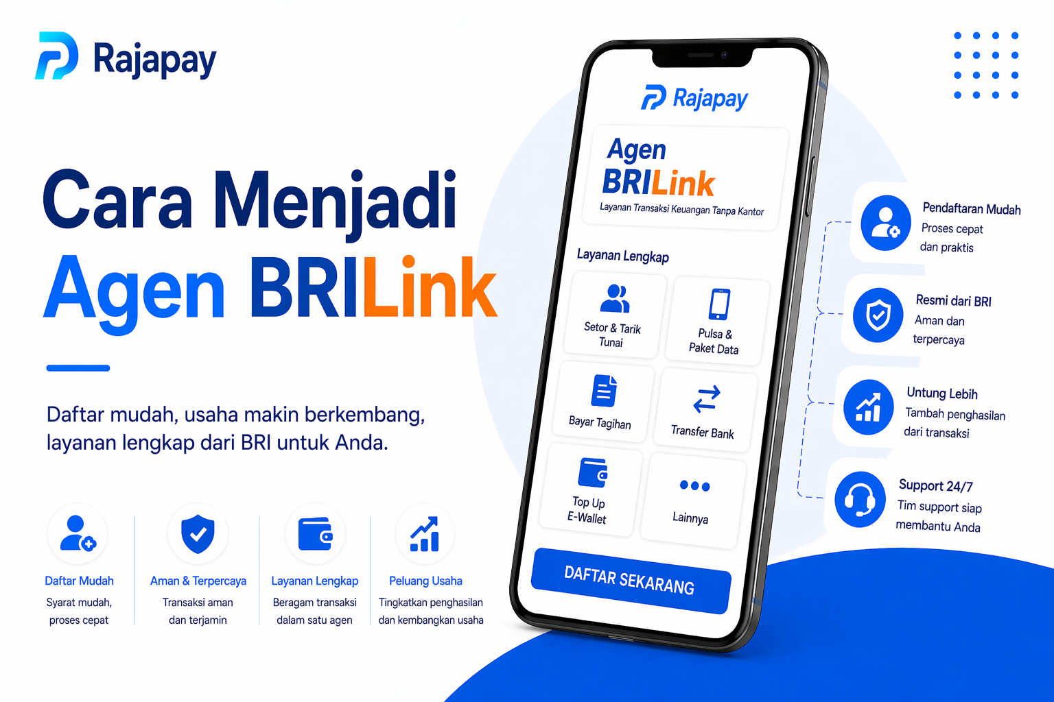 Cara Menjadi Agen BRILink