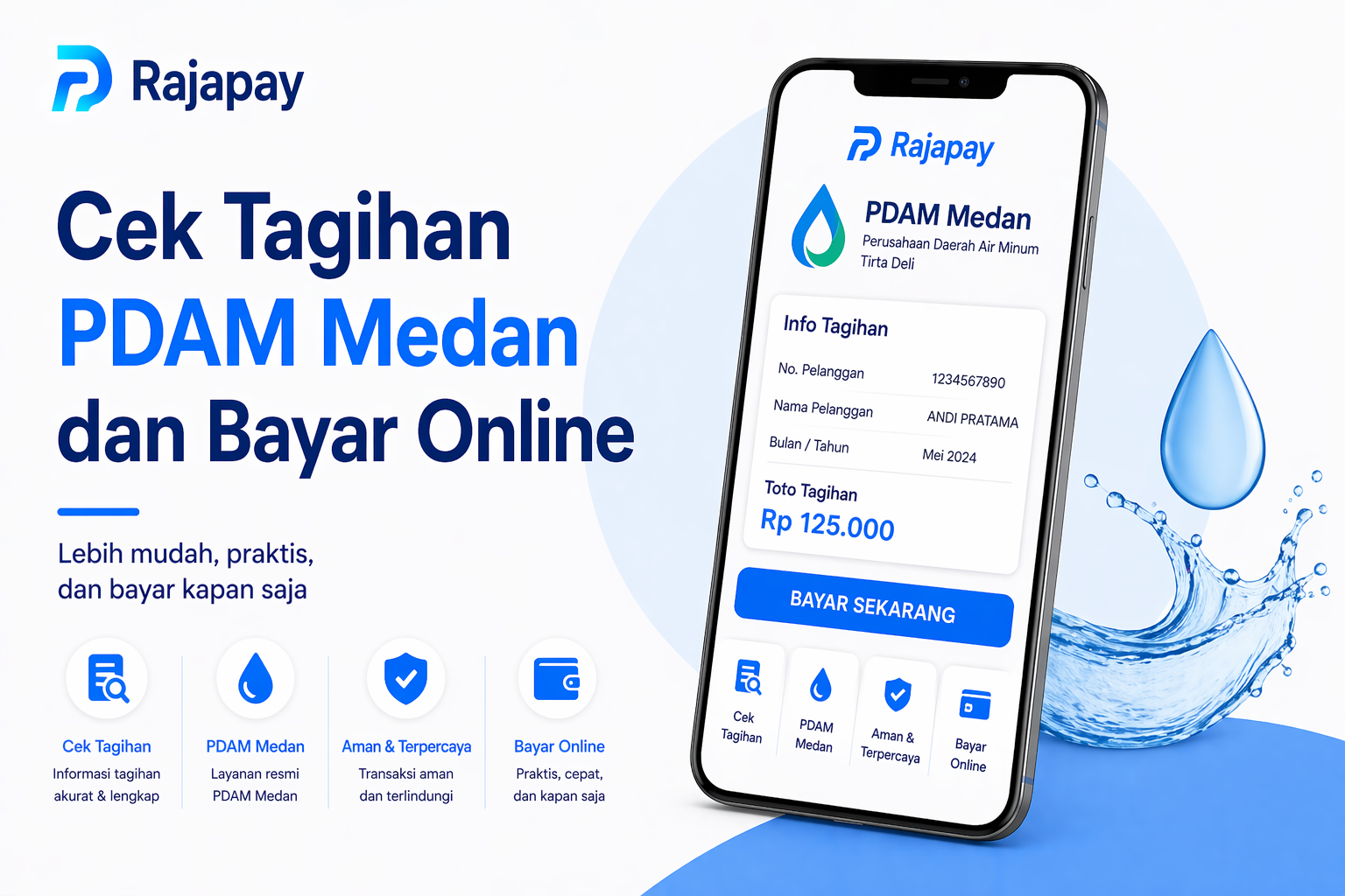 Cek Tagihan PDAM Medan dan Bayar Online