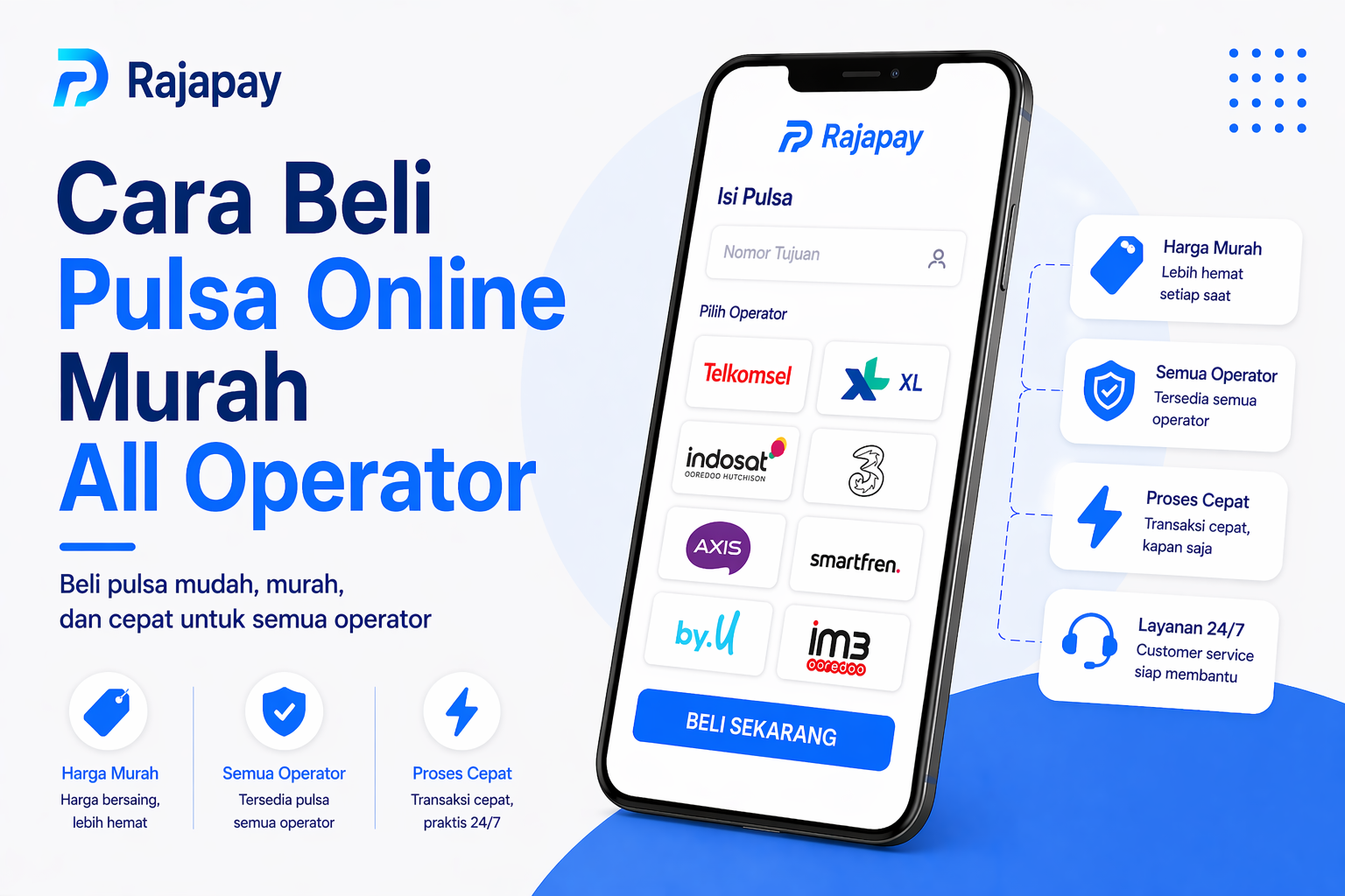 Cara Beli Pulsa Online Murah All Operator