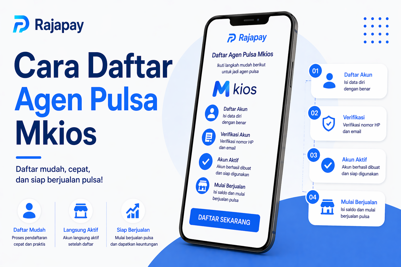Cara Daftar Agen Pulsa Mkios