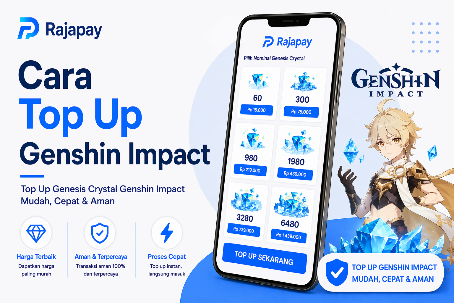 Cara Top Up Genshin Impact