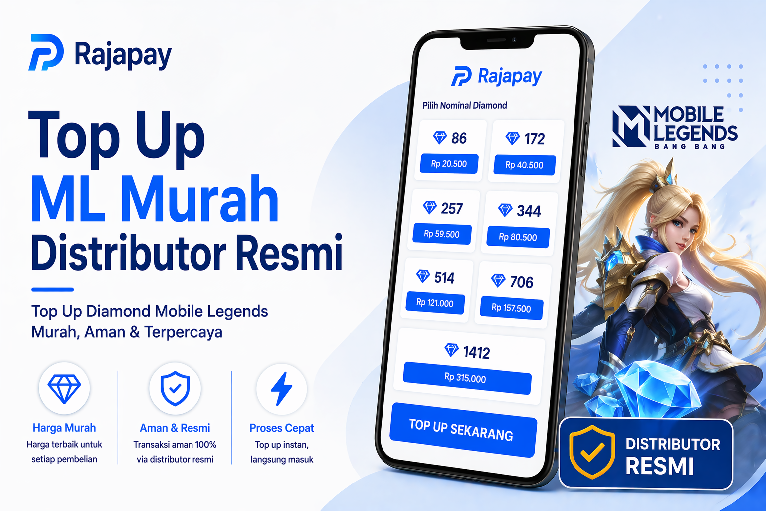 Top Up ML Murah Distributor Resmi