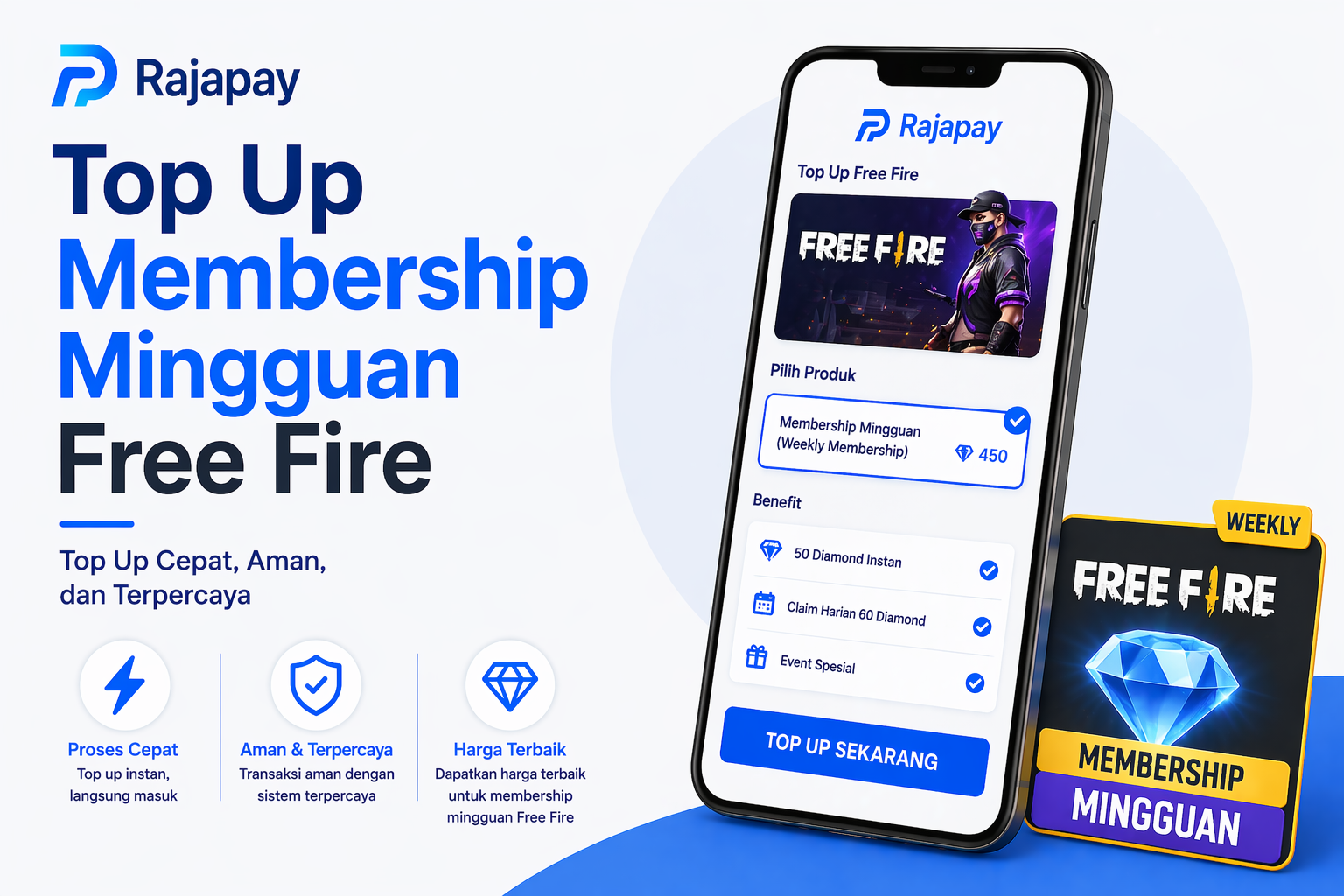 Top Up Membership Mingguan FF