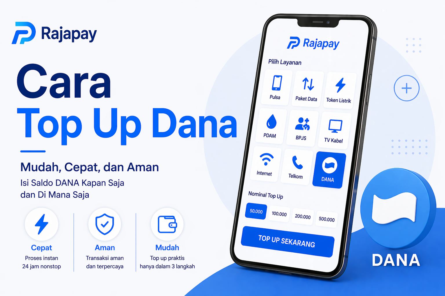 Cara Top Up Dana