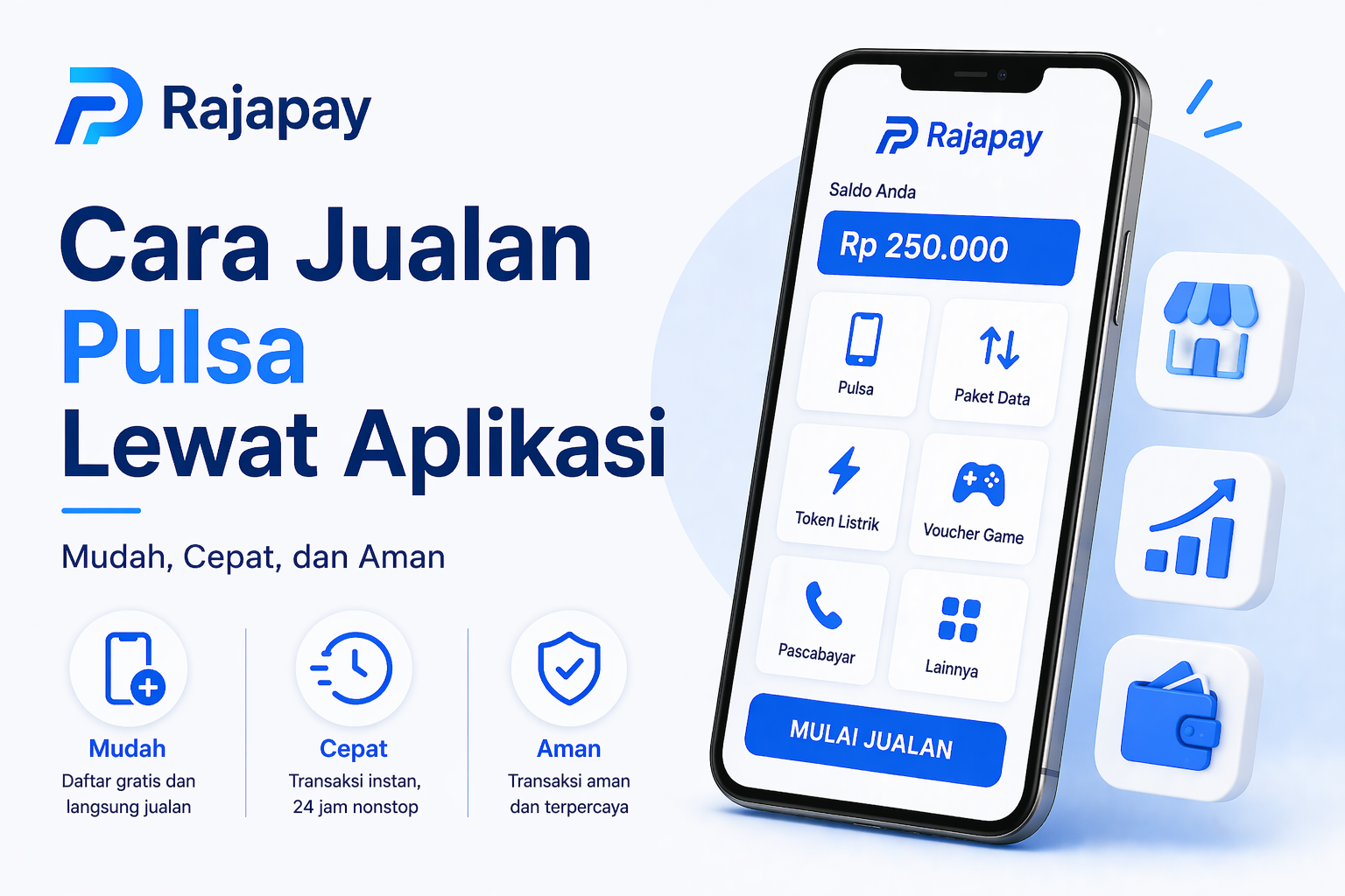 Cara Jualan Pulsa Lewat Aplikasi